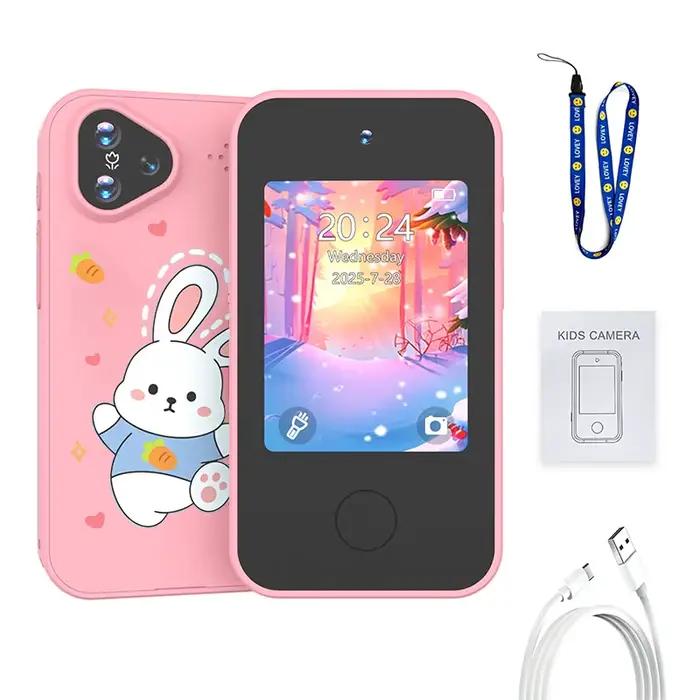 Ce téléphone jouet éducatif intelligent pour enfants intègre des fonctions de racontage d'histoires,