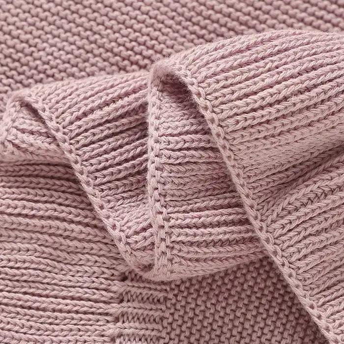 Couvertures en Tricot Solide pour Nouveau-né, Nourrisson, Enfants, Garçons, Bol, Poussette, Pépinièr