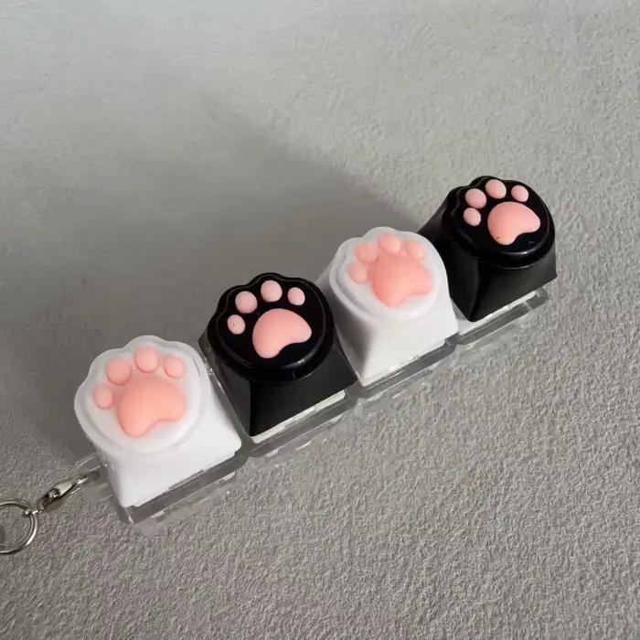 Jouets anti-stress ZAKOL : Clavier, porte-clés en cristal, gadget de décompression pour les doigts,