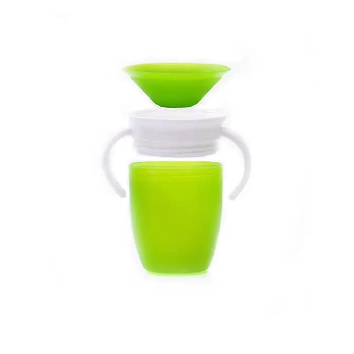 Les gobelets magiques pour bébé peuvent être tournés, tasse d'apprentissage pour bébé, bouteille d'e