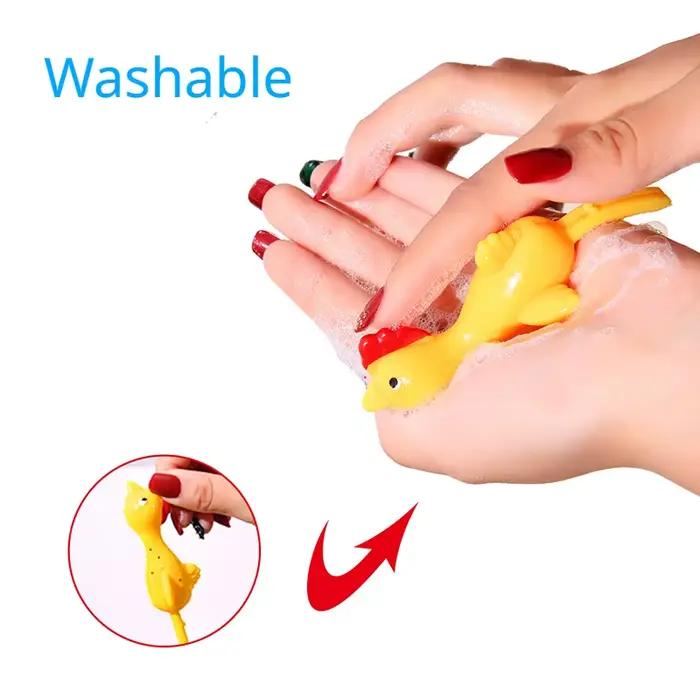 10/30 pièces catapulte lancement dinde fronde doigt catapulte poussin élastique doigt volant collant