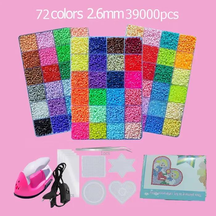 Hama Beads Box Embalagem mosaïque thermique Ferro Education perles, perles de repassage fusible perl