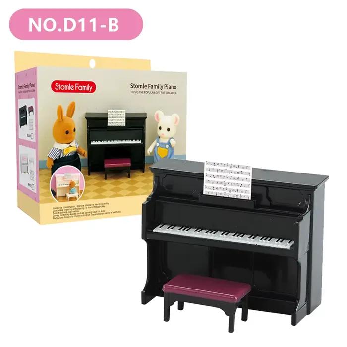 Poupée familiale forestière 1:12, accessoires de cuisine pour maison de poupée, Mini modèle de renne