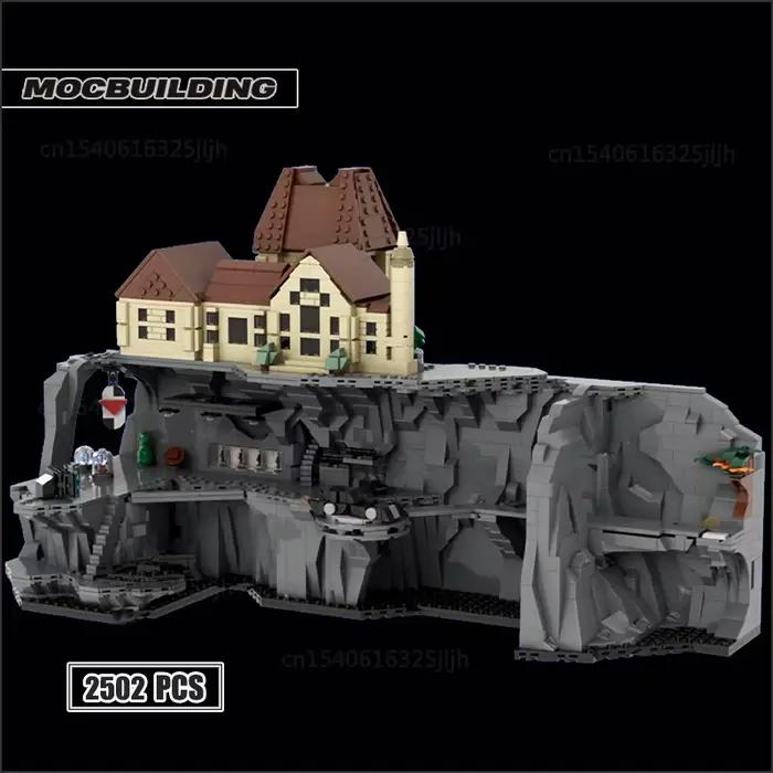 Blocs de construction MOC de la série animée, briques de technologie Micro Batcave, modèle d'exposit