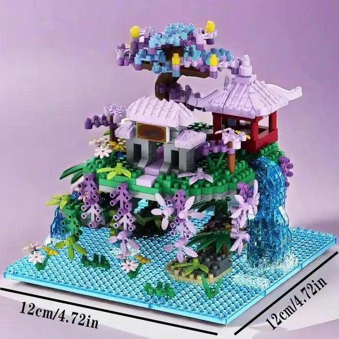 1460 particules, blocs de construction du pavillon des fées, adaptés aux vacances, aux anniversaires