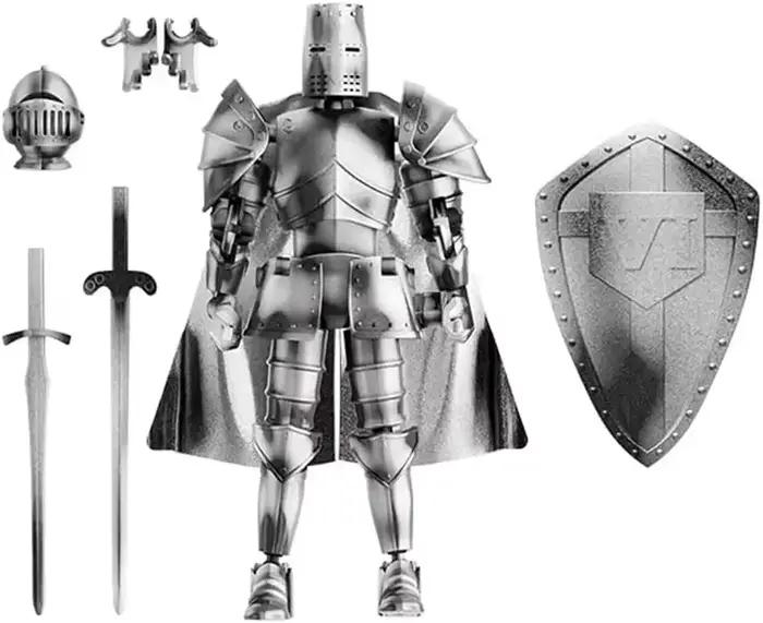Figurine d'action Knight Armor – Robot mobile multi-articulé à monter soi-même avec armure médiévale