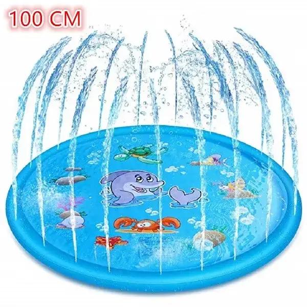 Jet d'eau froide gonflable pour enfants, pelouse de jardin extérieure d'été, animal marin, arroseur