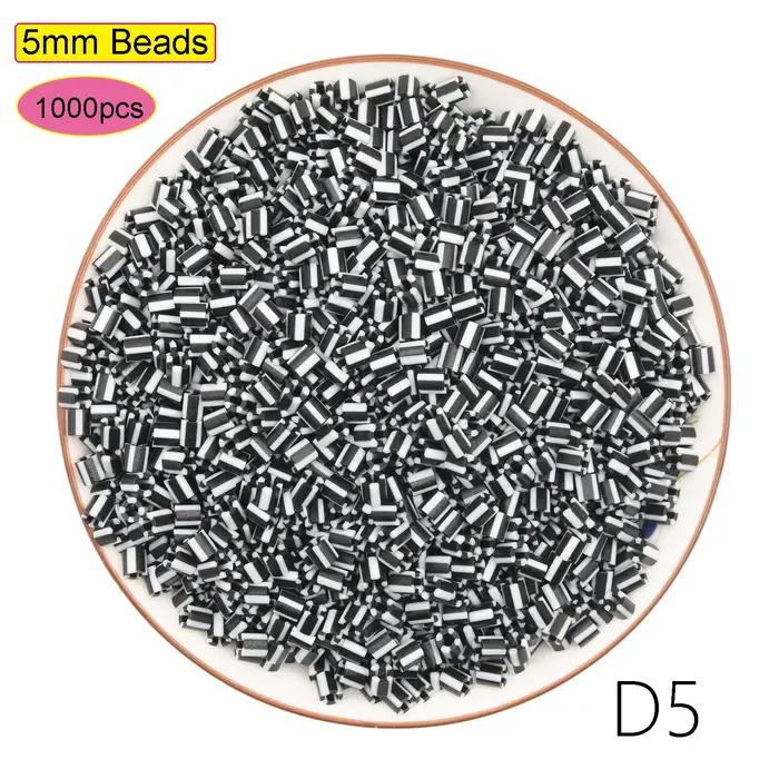 Nouvelles couleurs 1000 pièces/paquet 5mm Hama perles Puzzle jouets éducatifs Juguetes 3D Puzzles Pu