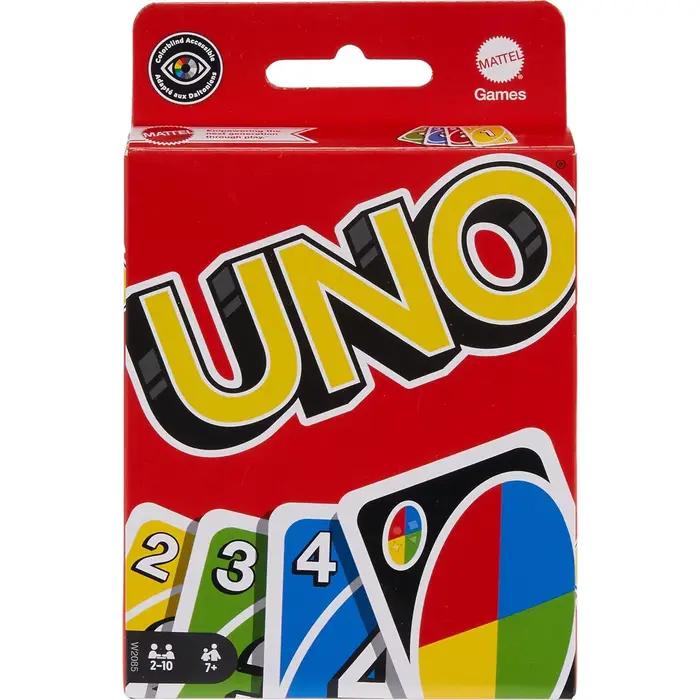 100% Original Mattel UNO jeu de cartes pont Poker jeux de société 112 jeu de cartes à jouer cadeau d