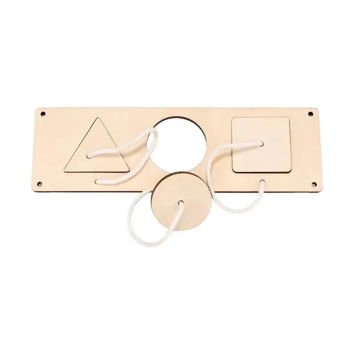 Planche occupée Montessori, porte de chariot à Air chaud, jouet éducatif, copeaux de bois, appairage