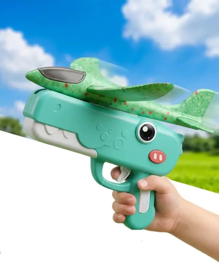 Jouets lanceurs d'avions en mousse dinosaures pour enfants, avions planeurs en mousse, jouet d'avion