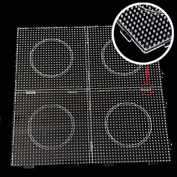 5mm Perler perles carré panneau perforé 3D Puzzle Juguetes pour Hama perle jouets éducatifs pour enf