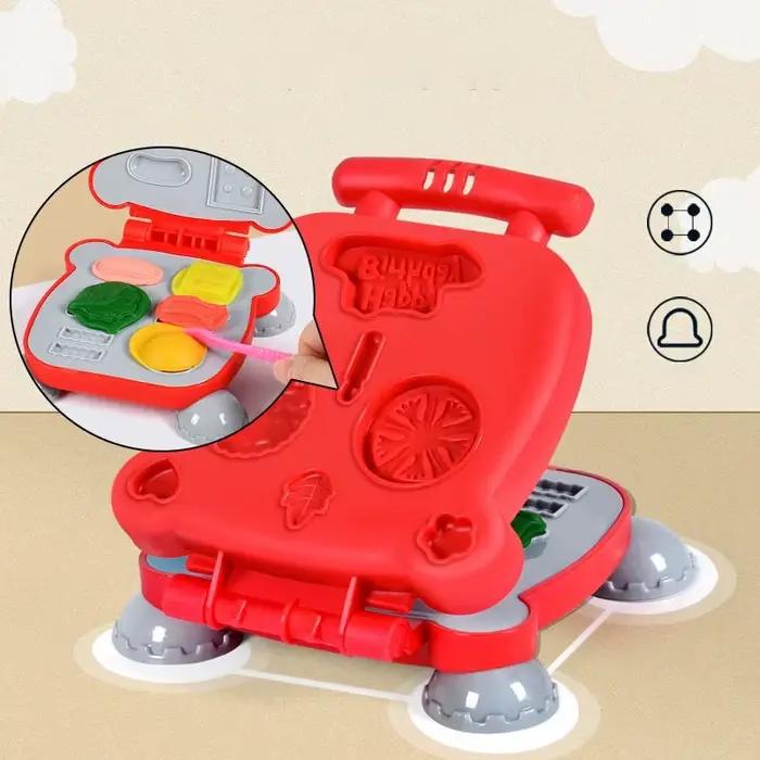 Jouet en argile de couleur 3D pour enfants, jeu de simulation, machine à crème glacée, Burger, nouil