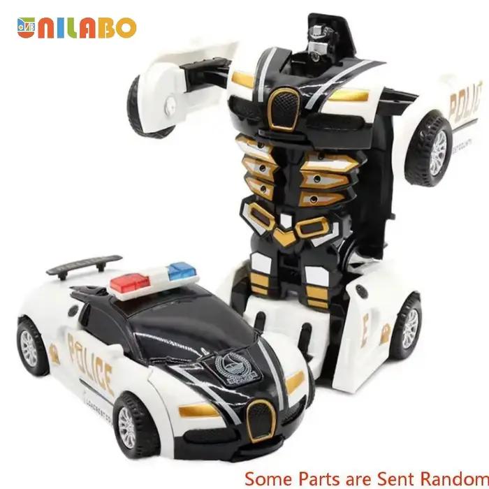 Jouets de voiture de sport Robot Transformable, sans piles, cadeau éducatif pour enfants, modèle de