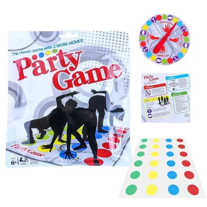 Jeu de fête Twister-famille intérieur extérieur corps torsion groupe interactif jouets de sport pour