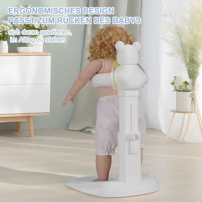 Support de douche pour bébé, siège de bain pour tout-petit pour la douche debout avec cylindre régla