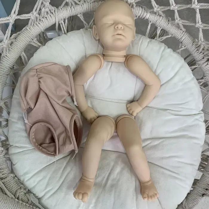 Kit Reborn Soft Touch avec COA Bebé, Body Muñeca, Avelee Sleeping Sweet Baby, 20"