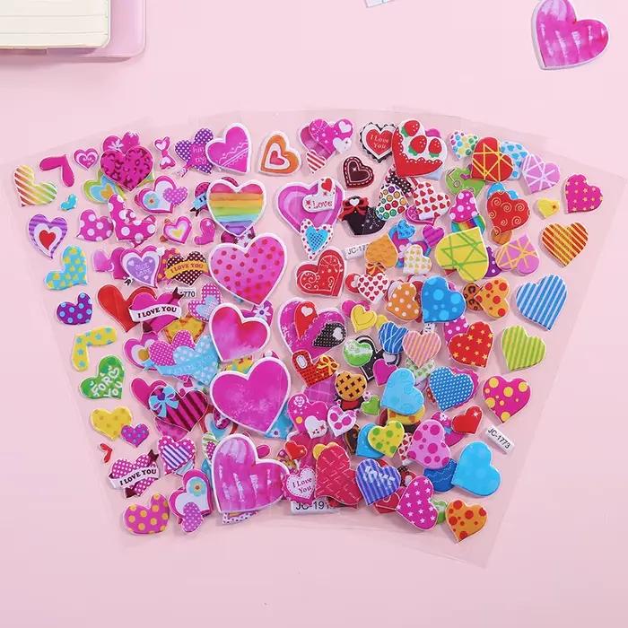 Autocollants 3D pour enfants, étiquette bouffante, paquet de variété pour Scrapbooking, Journal à pu