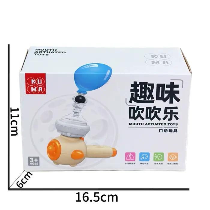 Jouet Montessori pour enfants avec sifflet, boule de soufflage flottante, boule de tuyau de soufflag