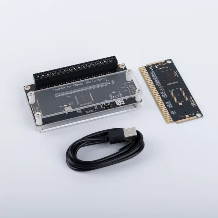 FlashKit programmeur enregistreur FlashKit carte pour MD Sega 16bit Megadrive Genesis Console de jeu