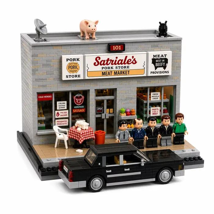 Briques de construction, jouet de collection, figurine MF, modèle d'affichage MOC DIY, cadeau créati