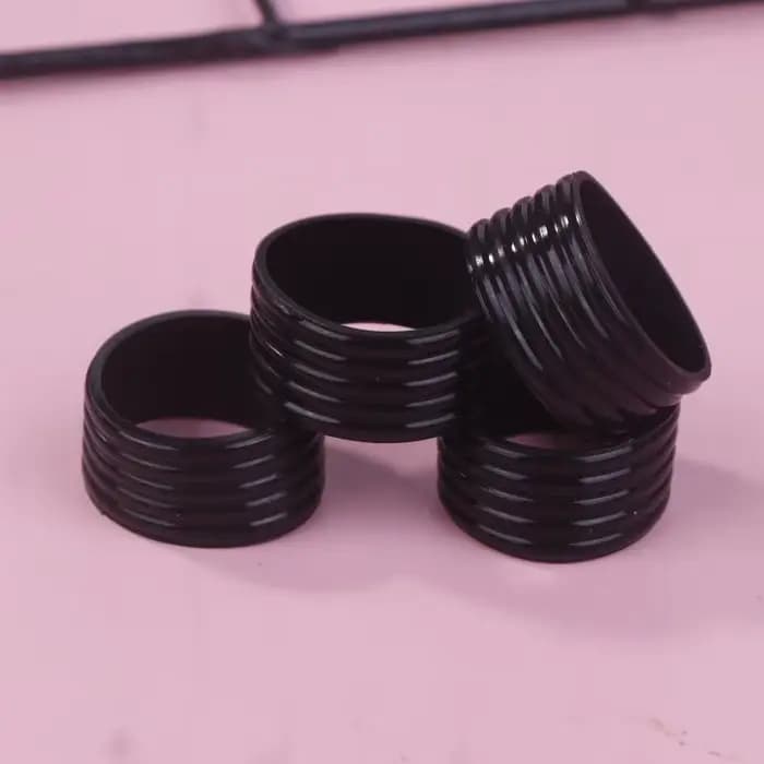 Accessoires de jeu de Tennis-4 pièces anneaux de poignée de raquette en Silicone, absorption de la s