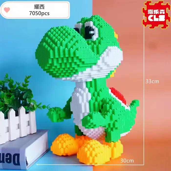 Nouveaux blocs de construction Disney Yaoxi dinosaure garçons petites particules Puzzle jouets pour
