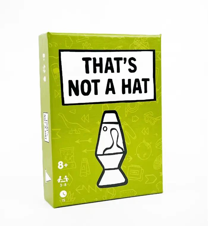 Unique Thats Not A Hat Happy Party Game Set, jeu de société de table en anglais avec jeu de cartes d