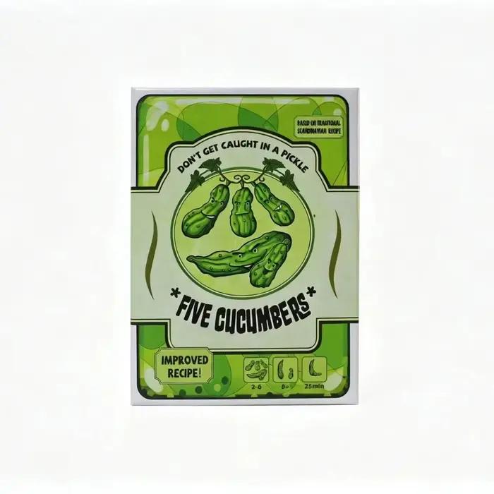 Five Cucumbers - Jeu de cartes de compétition, jeu compétitif, évitez de tomber dans le piège du con
