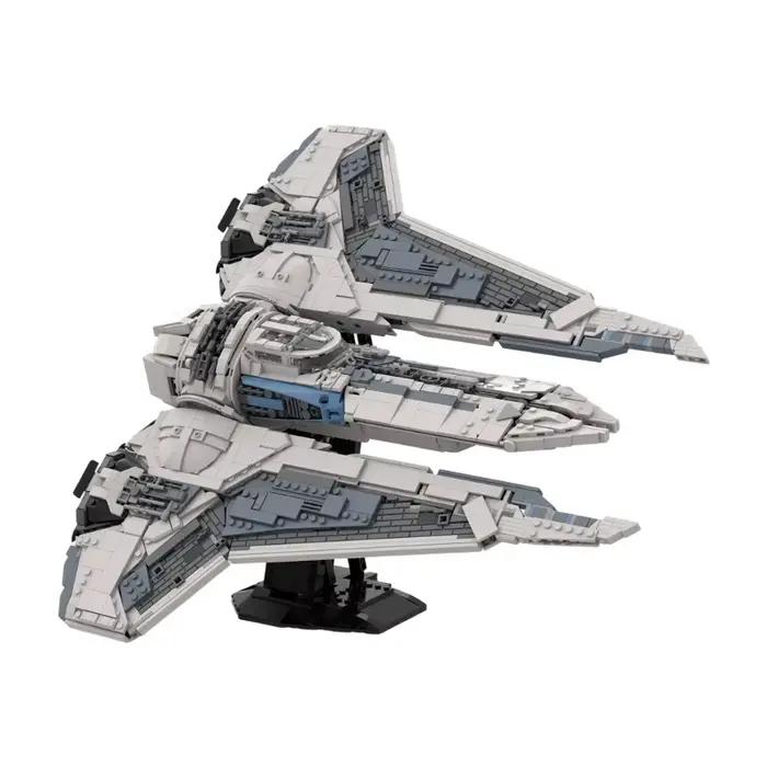 Ensemble de construction MOC de vaisseaux spatiaux de combat, briques de modèle de vaisseaux galacti