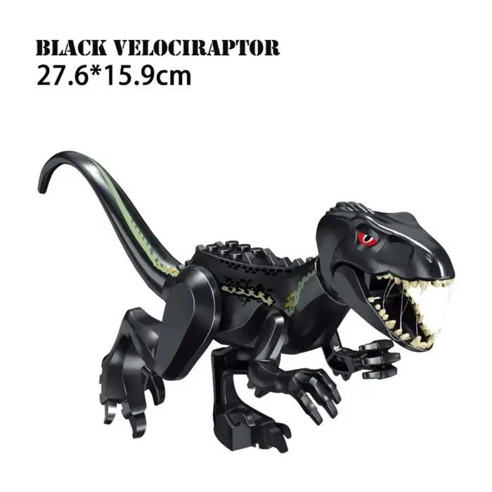 Jurassic World Brutal Raptor – blocs de construction, modèle de dinosaure, tyrannosaure Indominus T-