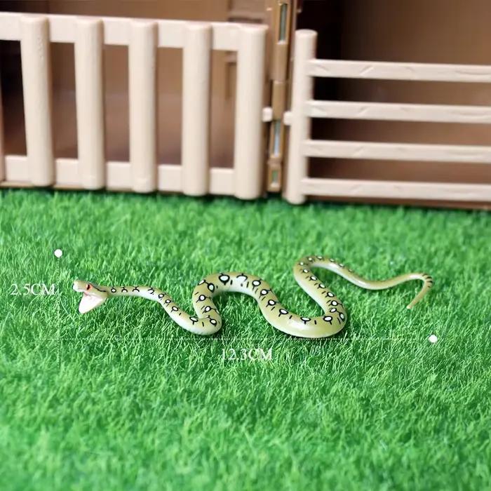 Figurines de serpents Python Krait Cobra serpent jouets animaux modèle Figurines d'animaux figurine