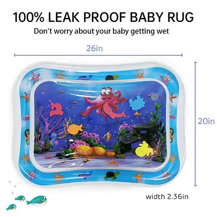 Tapis de jeu d'eau pour bébé, coussin gonflable en PVC pour nourrissons, temps du ventre, coussin d'