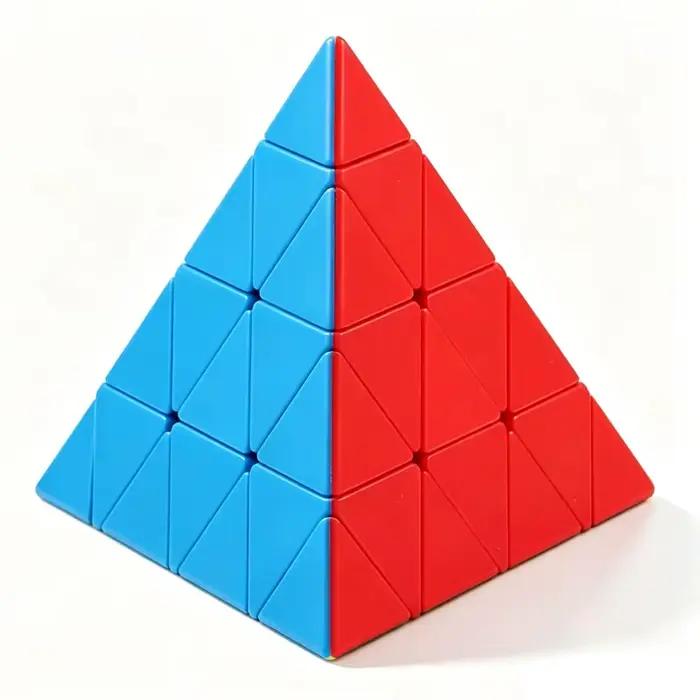 Pyramide de cubes de vitesse 4x4x4, jouets éducatifs pour enfants et adultes, casse-tête, jeu de log