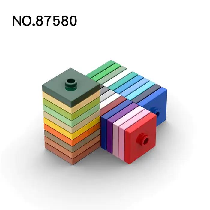 Pièces MOC 87580, plaque spéciale 2x2, briques compatibles, blocs de construction à assembler, parti