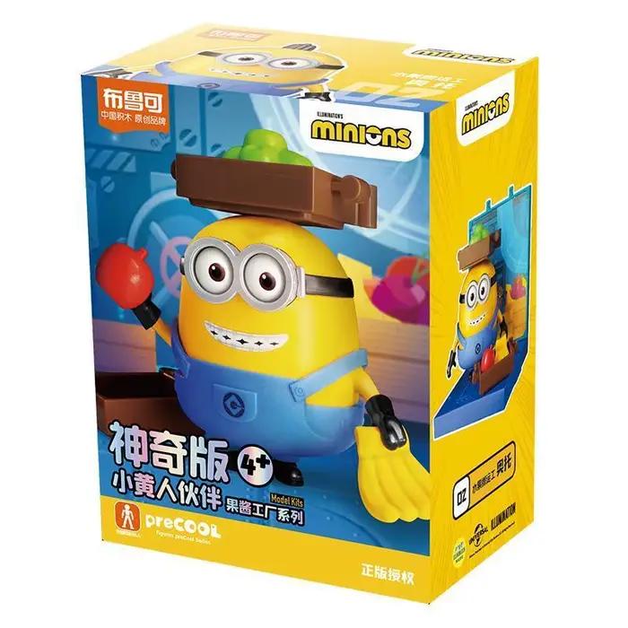 BLOKEES Minions Jam usine série bloc de construction modèle d'assemblage bricolage décoration de bur