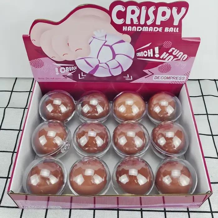Jouet sensoriel anti-stress en cire craquante et croustillante en forme de chocolat, avec contrôle v