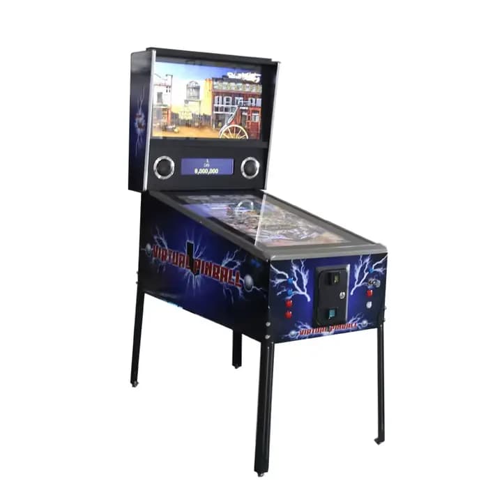 Machine de jeu de flipper virtuel à monnayeur personnalisée de 43 pouces à 3 écrans, machine d'arcad