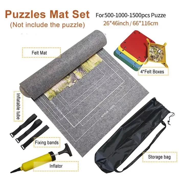 Tapis en rouleau de Puzzle professionnel, couverture en feutre jusqu'à 1500/2000/3000 pièces, access