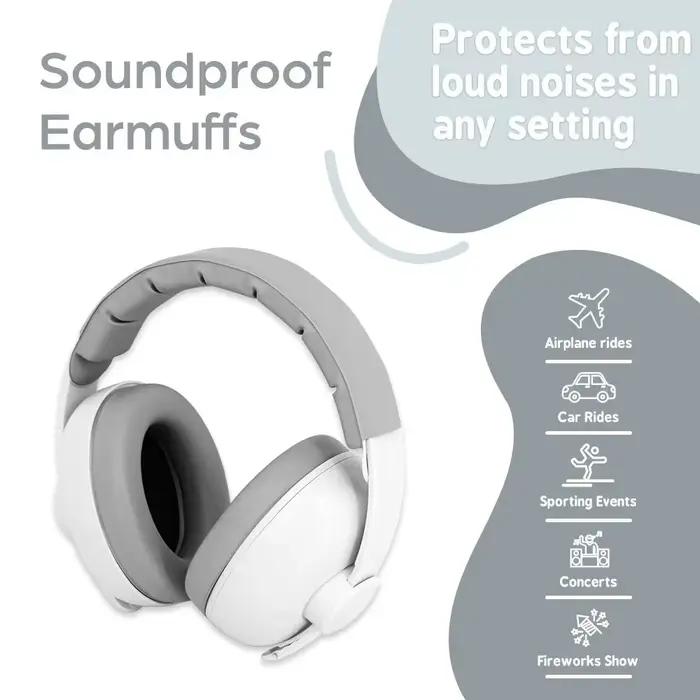 Protection auditive pour bébé, 1 pièce, casque antibruit pour le sommeil et les voyages, Protection