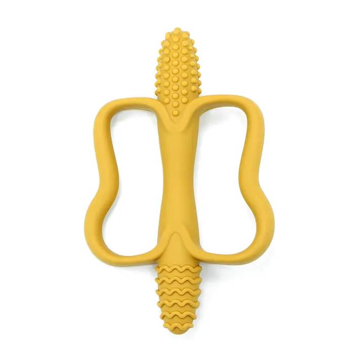 Jouets de dentition pour bébé avec poignées faciles à saisir, jouets de dentition en silicone de qua