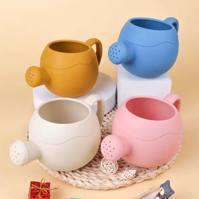 1 arrosoir à jet d'eau en silicone, motif dessin animé mignon, pour jardin, enfants, maison, fleurs,