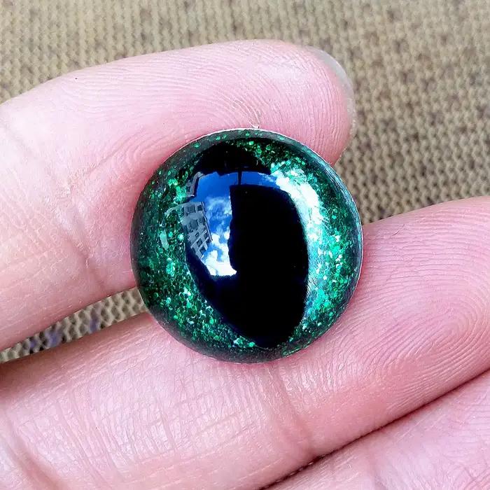 Yeux de sécurité pour chat en plastique à paillettes 3D, 10 paires, pour jouets au Crochet, marionne