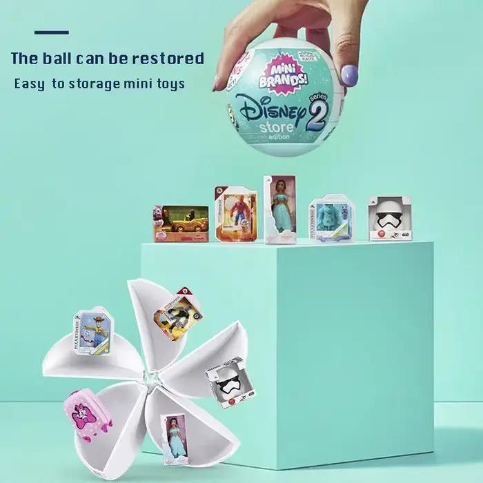 5 Surprise Disney Mini marques jouets à collectionner Disney Store édition 2 Capsule mystère vraie p