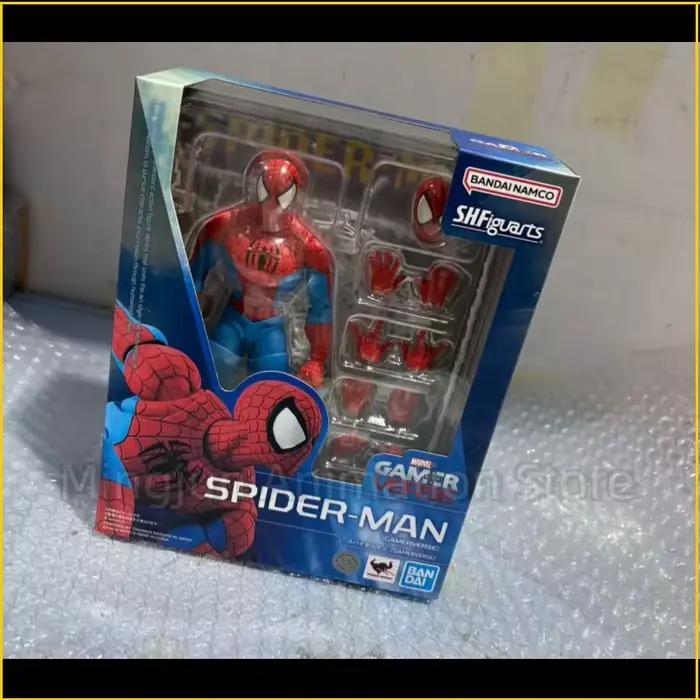 100% Original Bandai SHF Spider-Man GAMERVERSE jeu univers figurines jouets cadeaux Collection