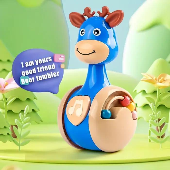 Jouets pour bébé Roly Poly de 6 à 12 mois, jouets Wobbler à gobelet pour bébé garçon et fille – Parf