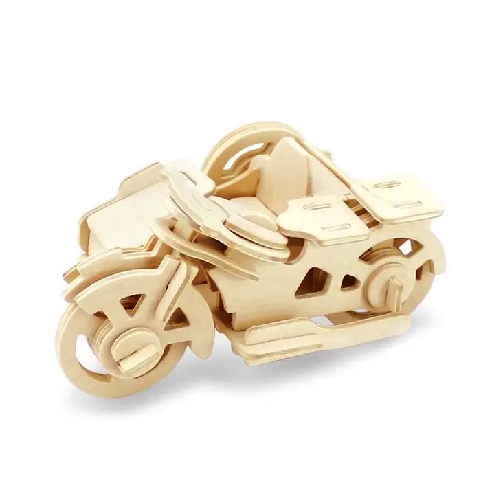 3D bricolage bois Puzzle jouet série militaire réservoir véhicule modèle ensemble créatif assemblé é