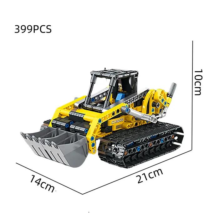 KNEW BUILT – blocs de Construction de véhicules de Construction, pelle, Bulldozer, chariot élévateur