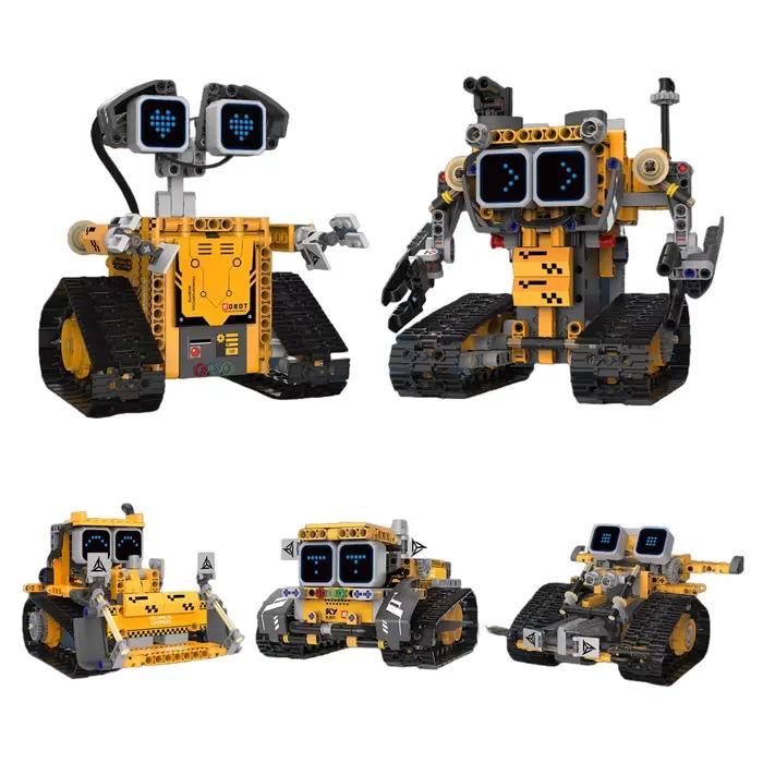 Jouet d'assemblage de modèle de robot transformé 5 en 1, jouets de blocs de construction de robots é