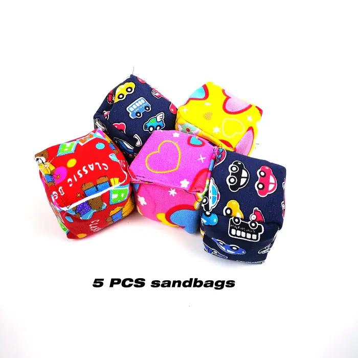 Jeu de lancer de cibles circulaires en sacs de sable et en coques de riz, jouet multijoueur pour le